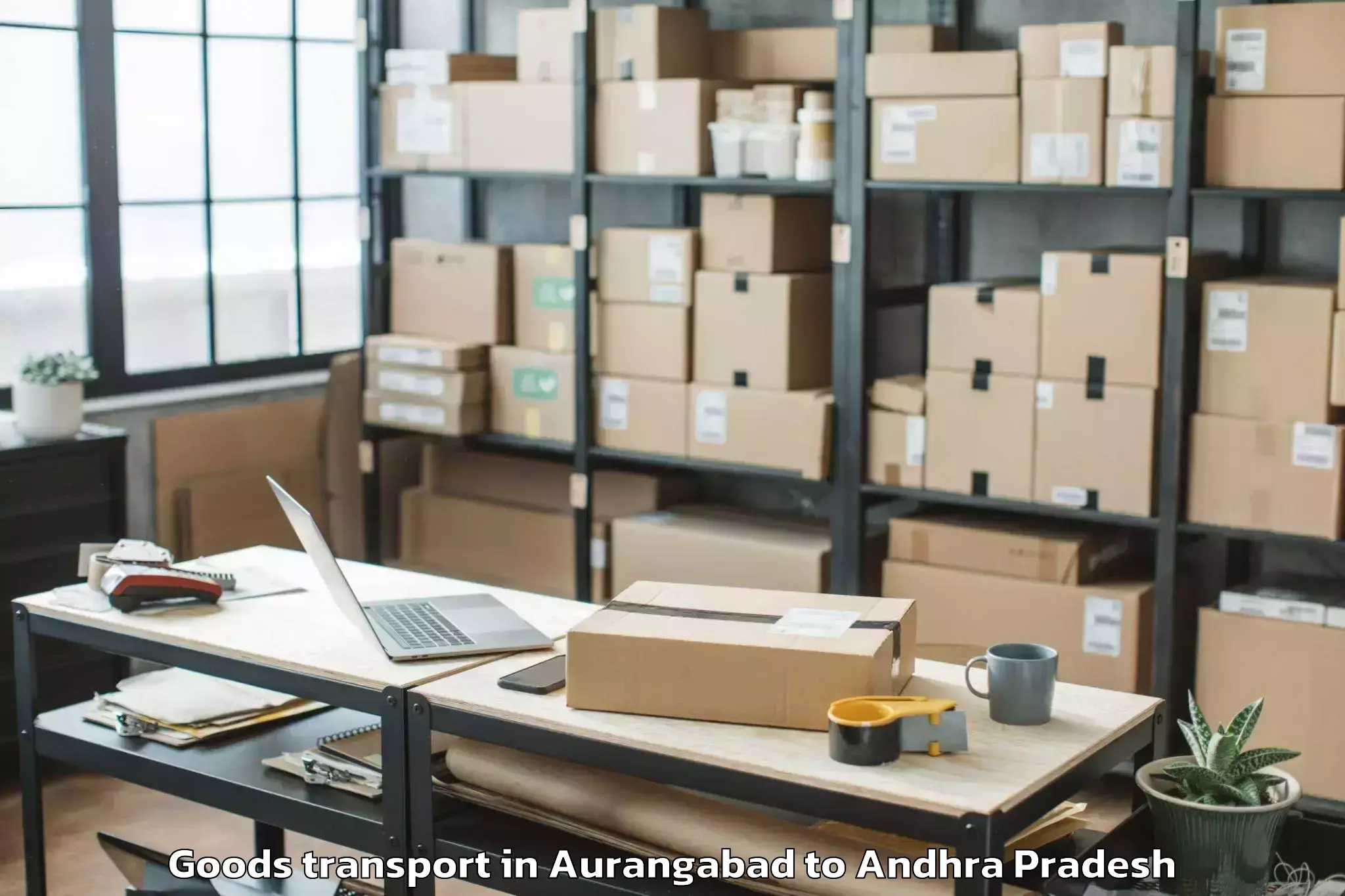 Affordable Aurangabad to Chittamuru Goods Transport